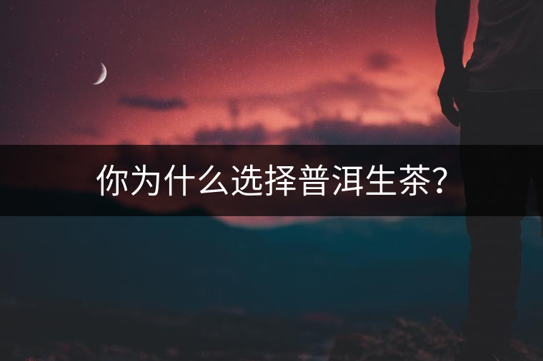 你為什么選擇普洱生茶？