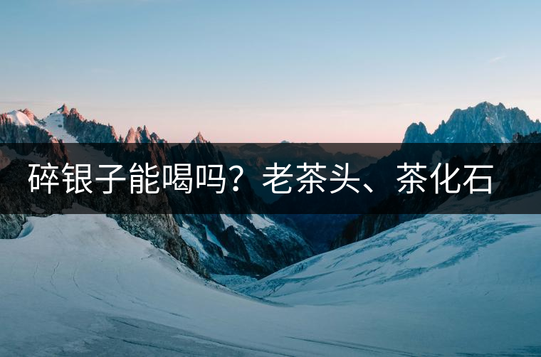 碎銀子能喝嗎？老茶頭、茶化石、碎銀子之間是什么關(guān)系？