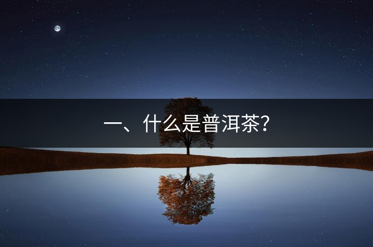 一、什么是普洱茶？