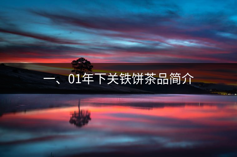 一、01年下關(guān)鐵餅茶品簡介