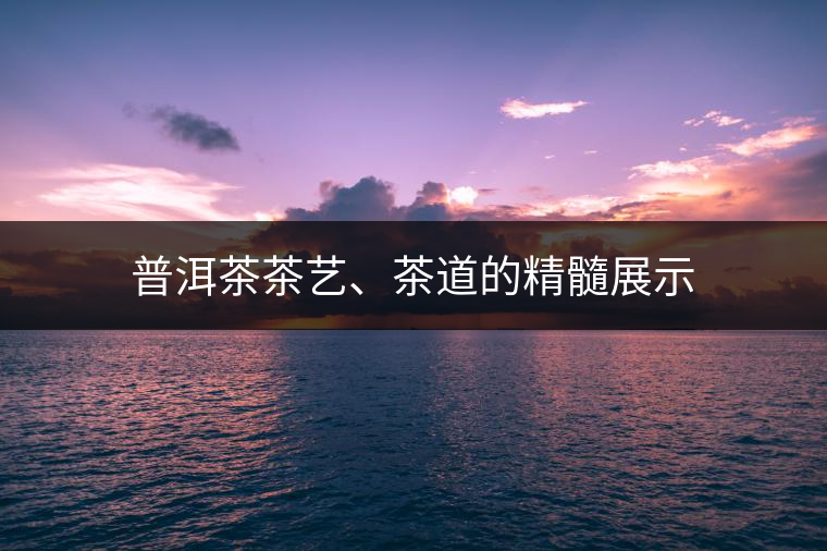 普洱茶茶藝、茶道的精髓展示