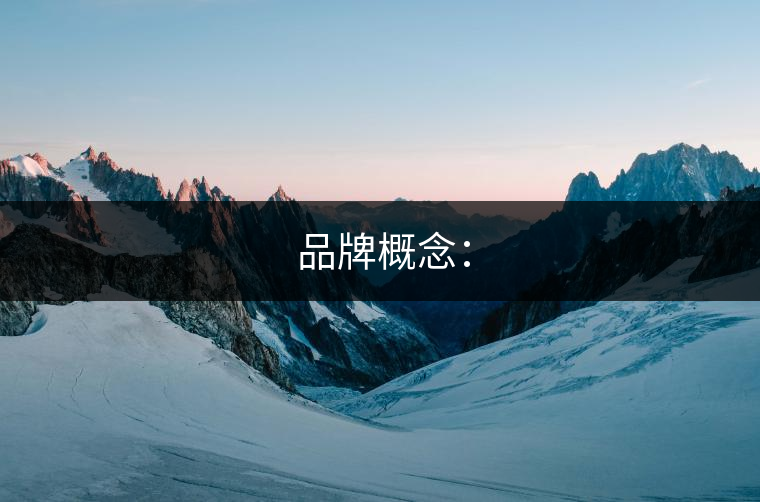 ?品牌概念：