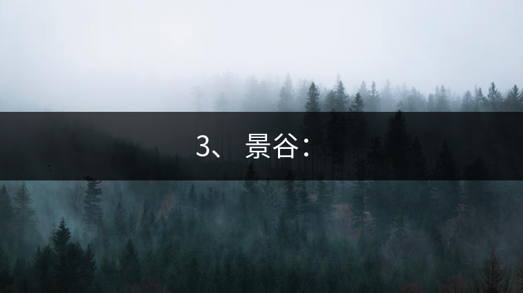 3、 景谷：?
